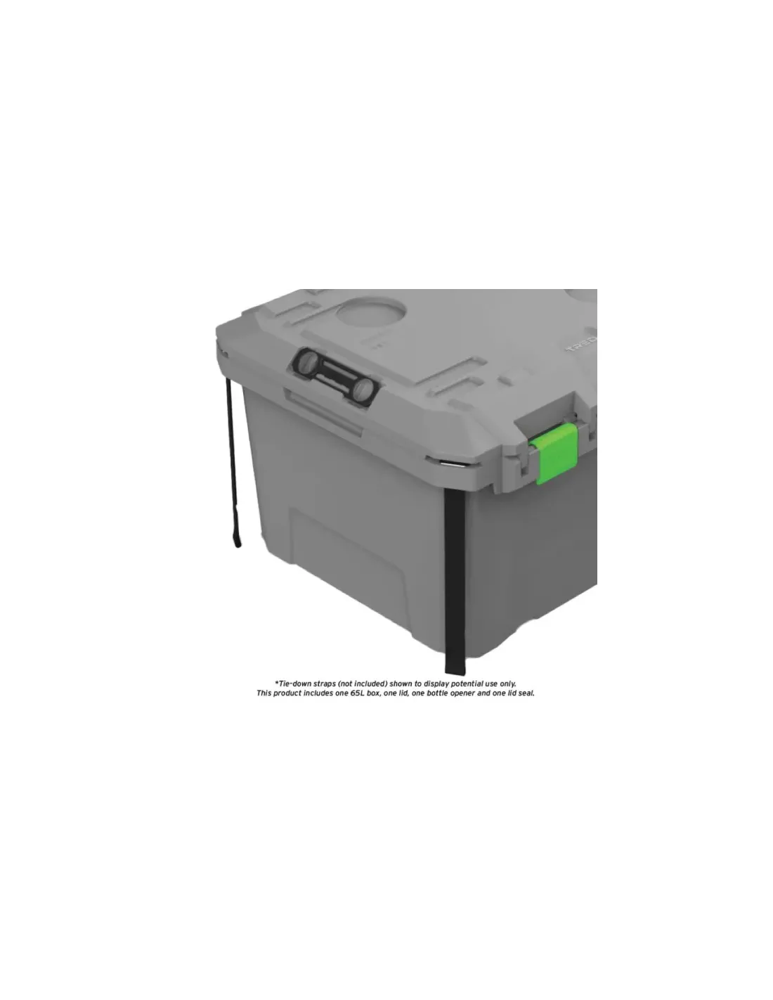 Caisse overland outdoor grise Tred GT 65L TRED - accessoire 4x4