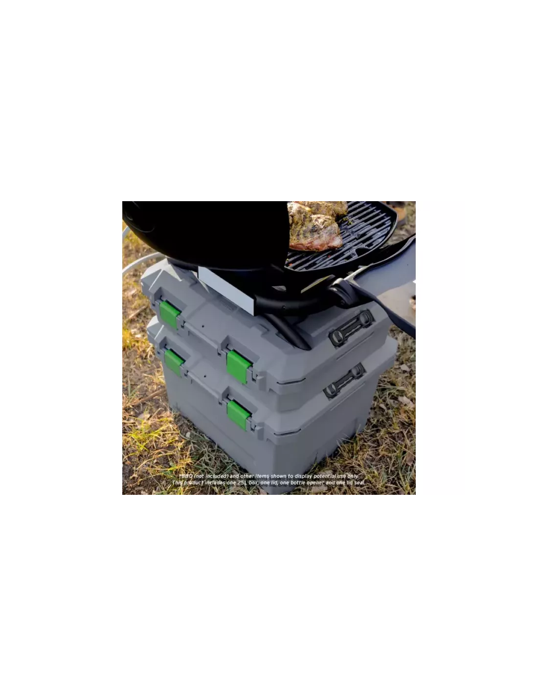 Caisse overland outdoor grise Tred GT 25L TRED - accessoire 4x4