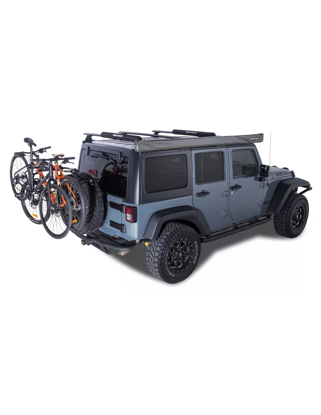 Porte vélos Rhino Rack - Fixation sur roue de secours (2 vélos) RHINO
