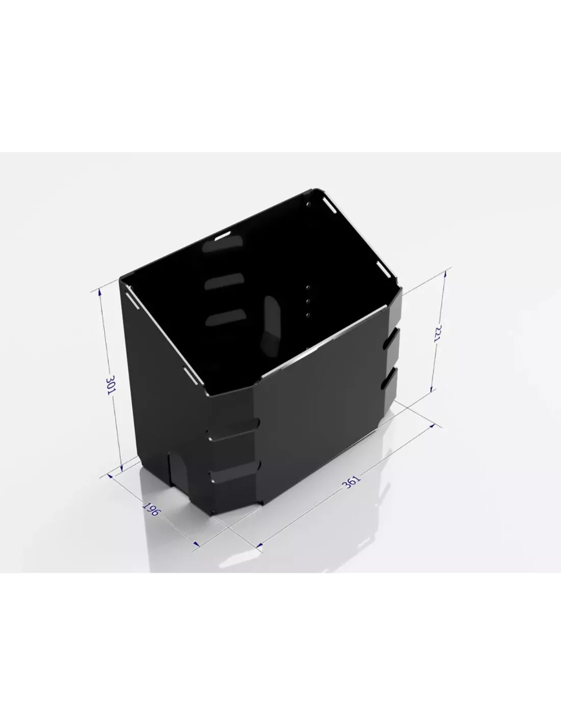 Support de Jerry Can 22L Ontap noir ONTAP - accessoire 4x4