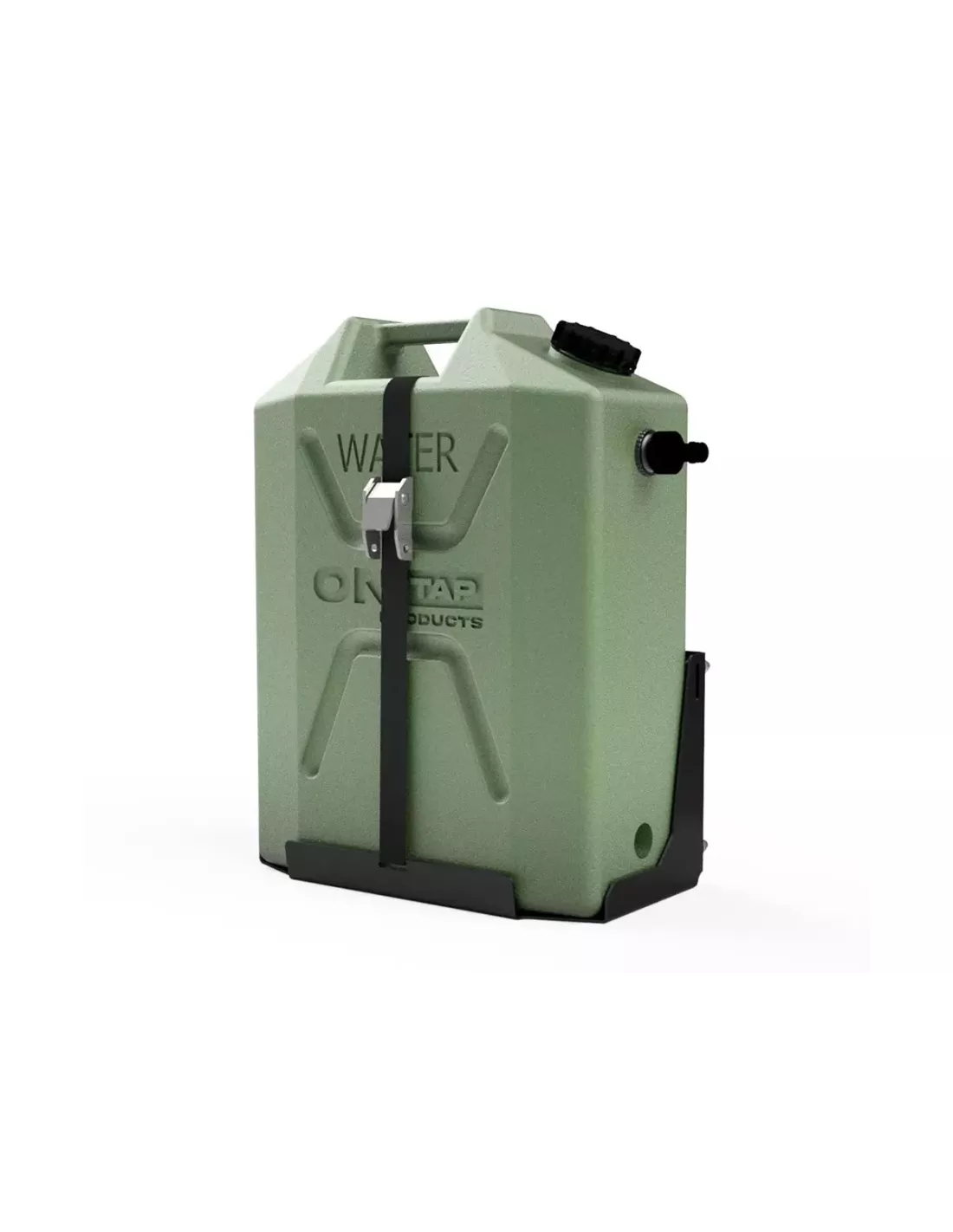 Support de Jerry Can 22L Multi-fit Ontap noir ONTAP - accessoire 4x4