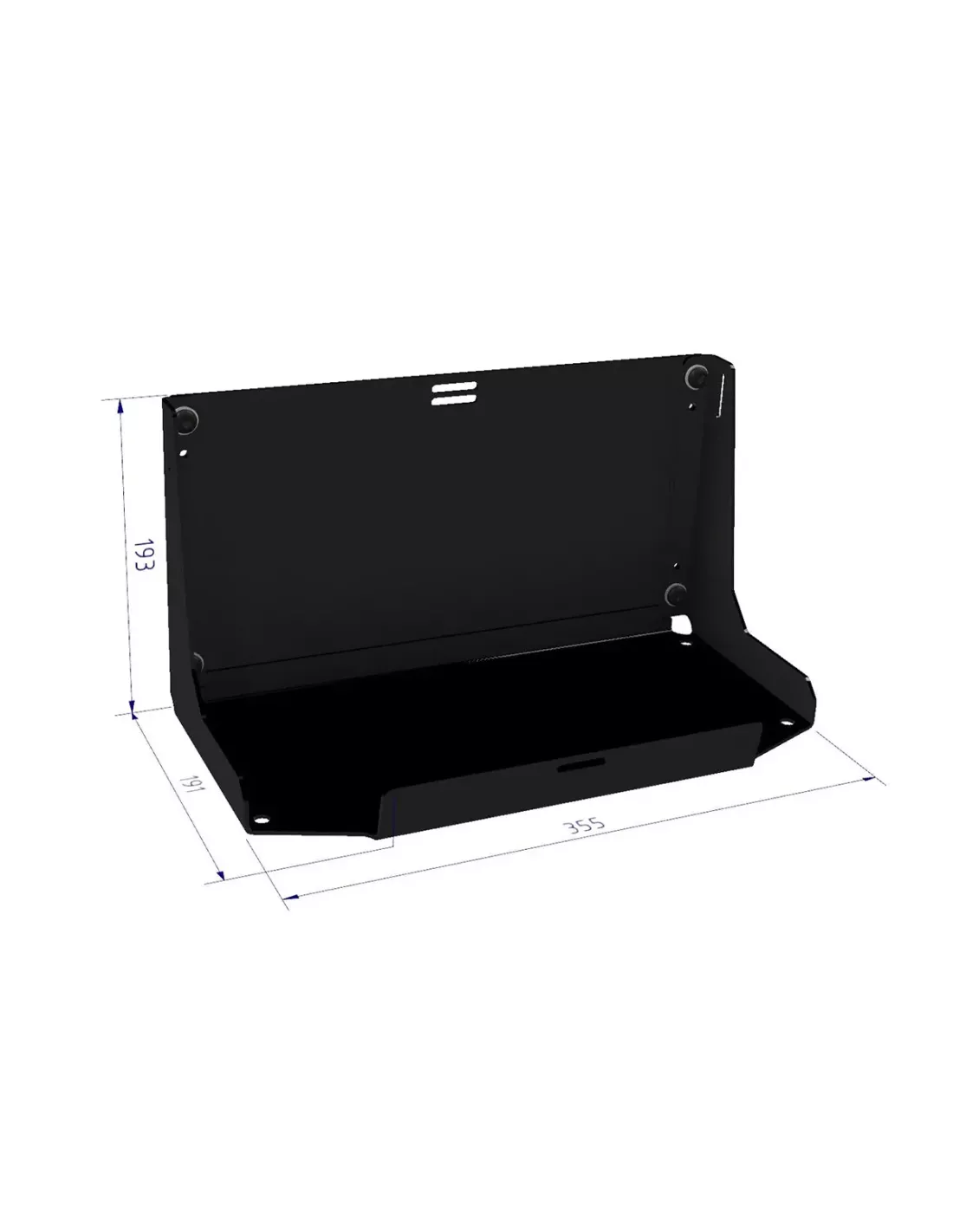 Support de Jerry Can 22L Multi-fit Ontap noir ONTAP - accessoire 4x4