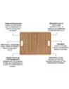 Tapis de douche extérieur beige Ontap ONTAP - accessoire 4x4