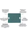Tapis de douche extérieur bleu Ontap ONTAP - accessoire 4x4