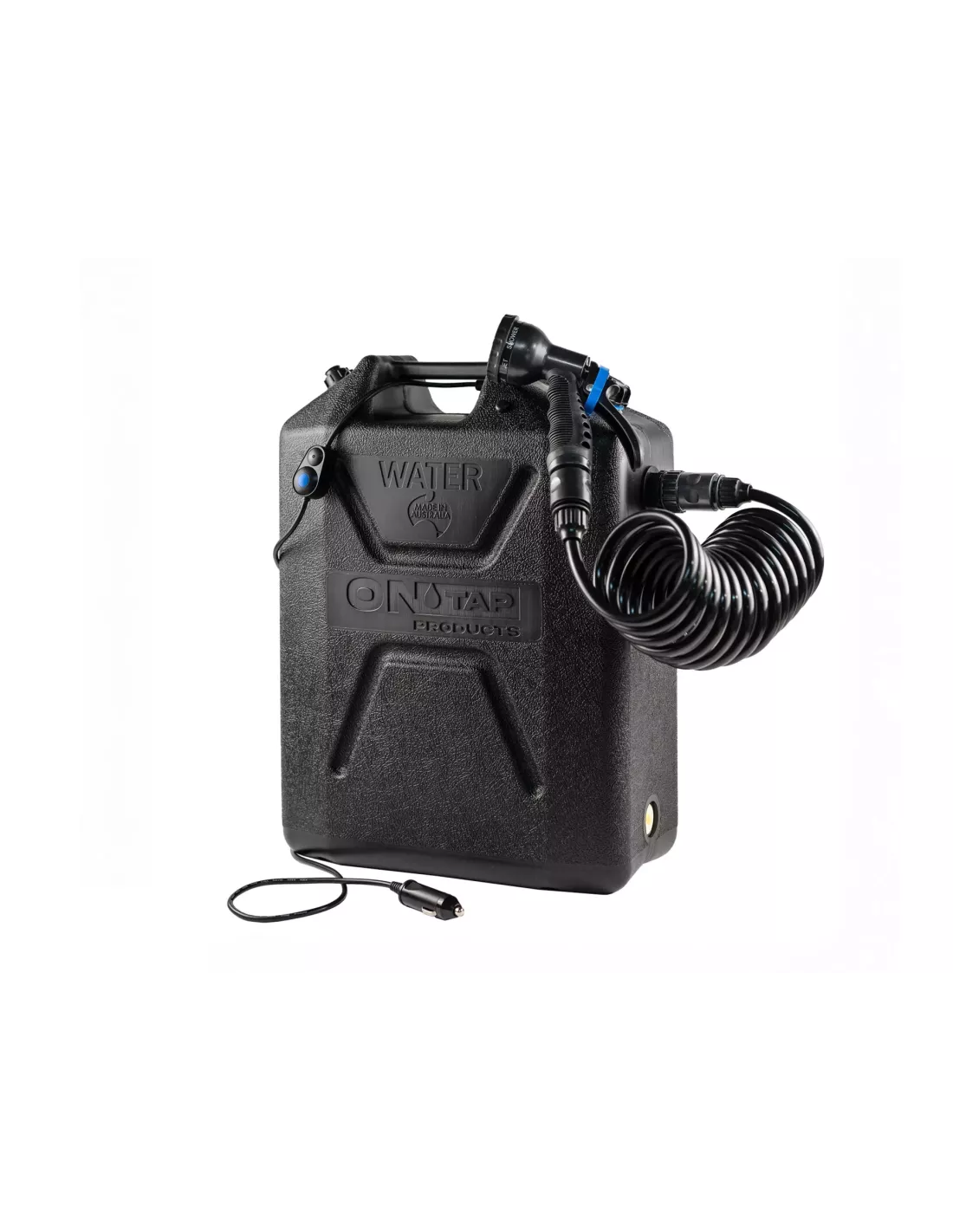 Douche portable Jerry Can 22L 12v Ontap noire ONTAP - accessoire 4x4