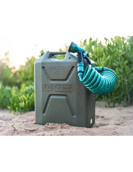 Douche portable Jerry Can 22L 12v Ontap verte ONTAP - accessoire 4x4