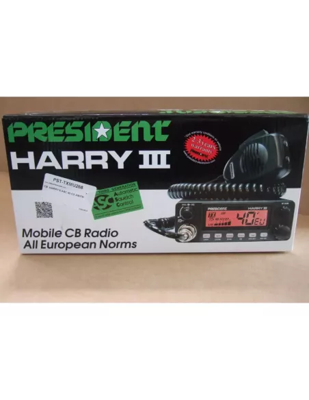 CB Président HARRY III ASC 40 CX AM/FM 12/24V PRESIDENT - accessoire