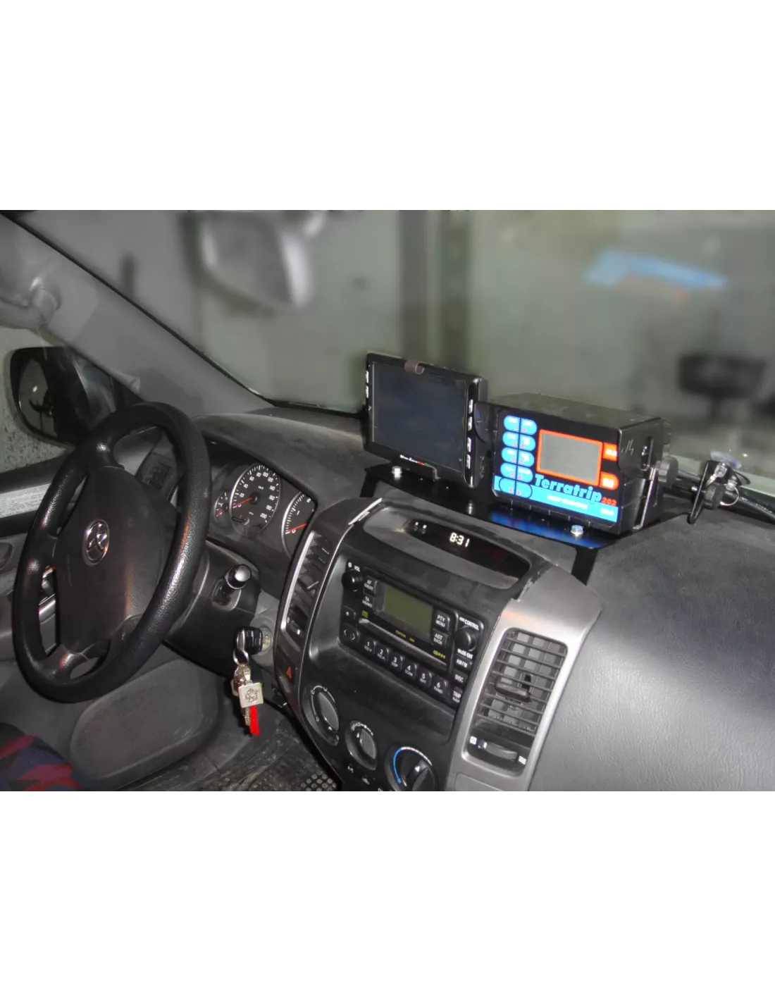 Platine supports d'instruments de navigation Toyota KDJ120 KDJ125