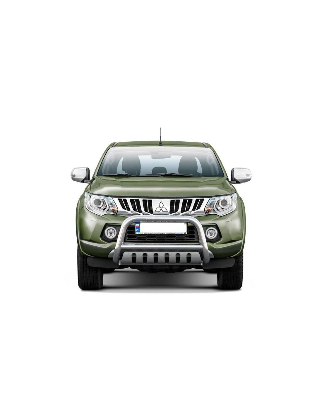 Pare buffle avec plaque de protection pour Mitsubishi L200