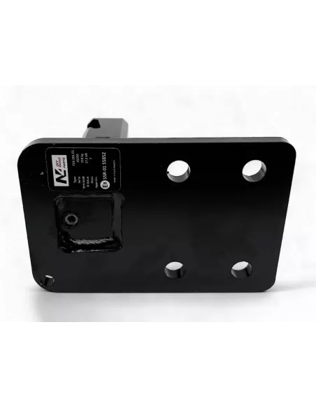 Entretoise homologuée avec rattrapage de jeu carré 2" attelage plaque