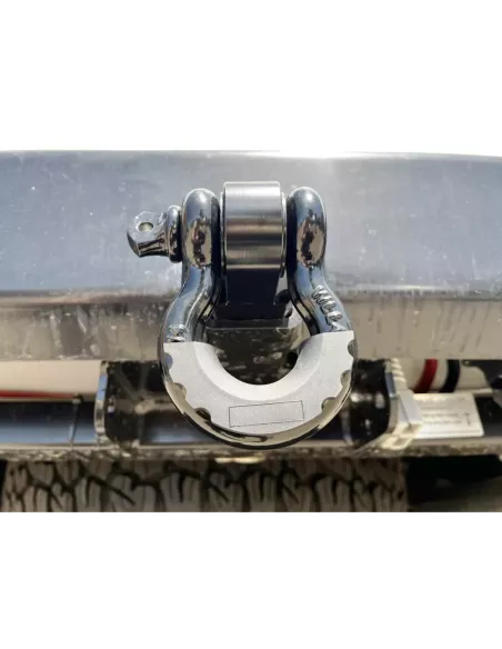 Barre attelage remorquage 50mm acier avec manille de traction 4.7T -