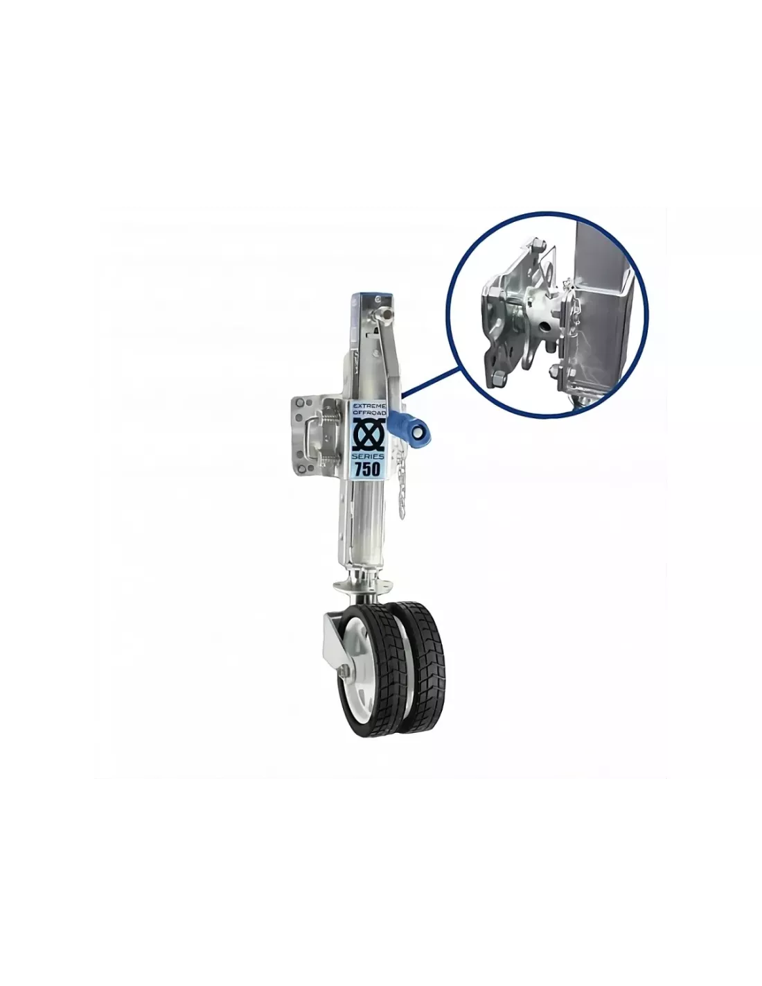 Roue jockey télescopique offroad 750Kg 285-710mm ARK - accessoire 4x4