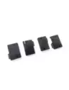 Kit de 4 embouts plastique noir de store Classic JAMES BAROUD -