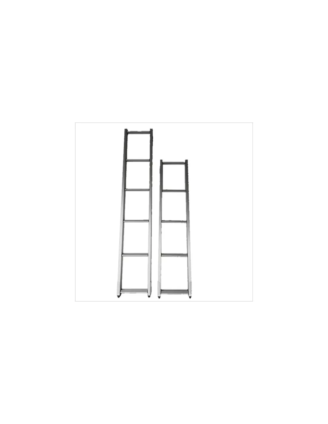 Échelle aluminium coulissante 31.5x246cm tente de toit JAMES BAROUD -