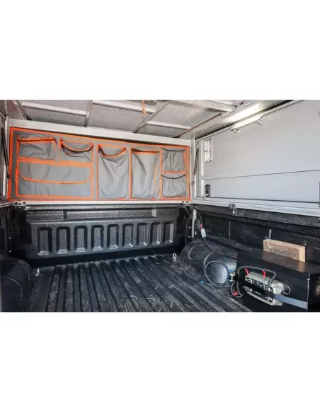 Sac en toile coté cabine hardtop camper Toyota HZJ79 Alu-Cab ALU CAB