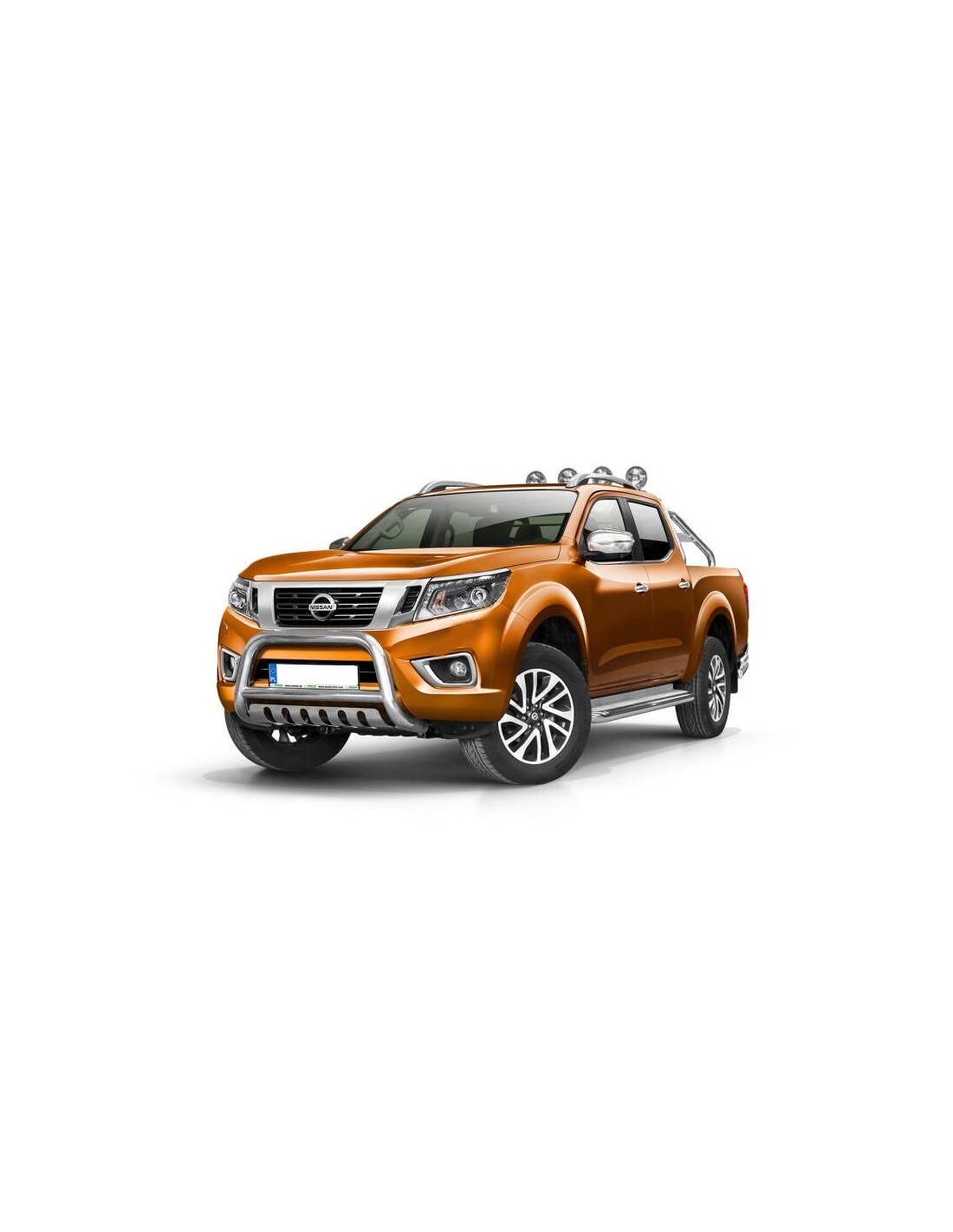 Pare buffle avec plaque de protection pour Nissan Navara