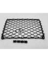 Filet de rangement avec cadre acier noir 312x200mm - avec cavaliers