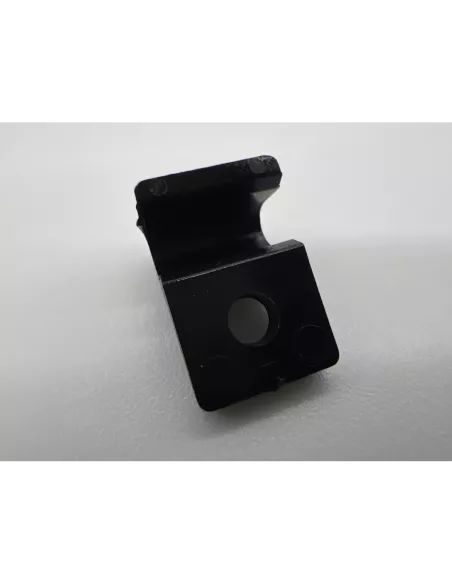 Filet de rangement avec cadre acier noir 500x200mm - avec cavaliers
