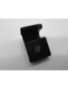Filet de rangement avec cadre acier noir 500x200mm - avec cavaliers