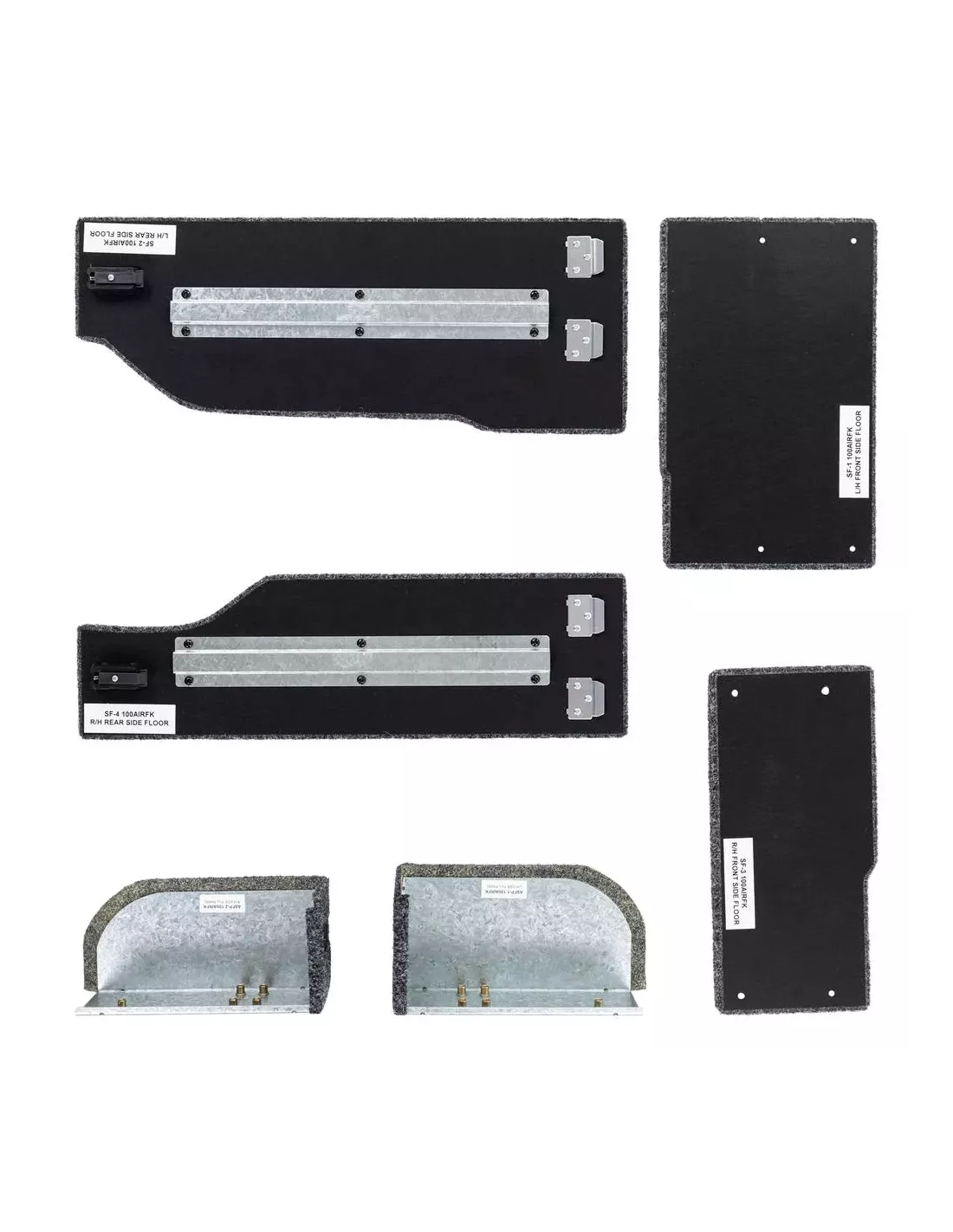 Habillages latéraux tiroirs ARB Land Cruiser HDJ100 avec double clim