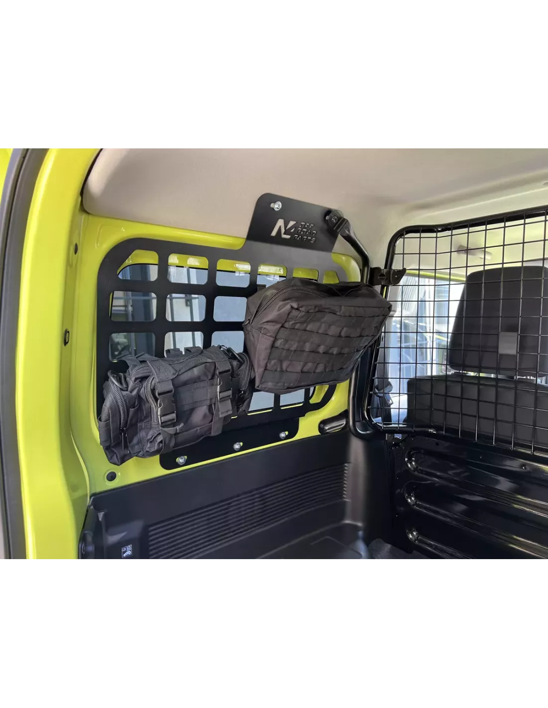Kit supports accessoires MOLLE intérieur vitres arrière Suzuki Jimny