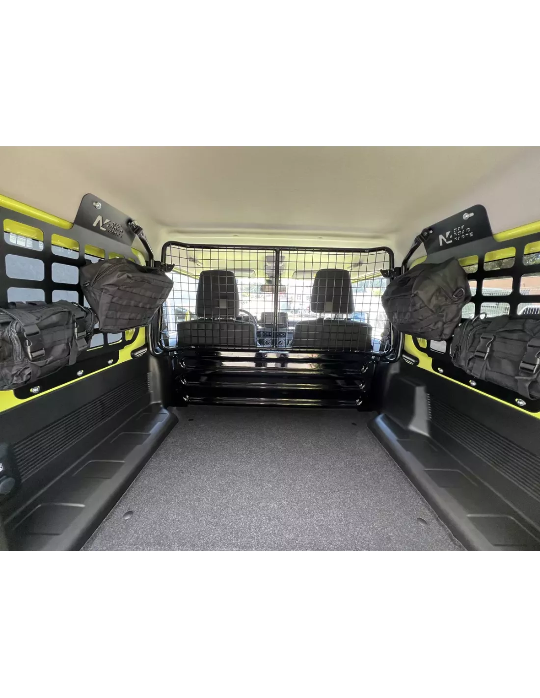 Kit supports accessoires MOLLE intérieur vitres arrière Suzuki Jimny