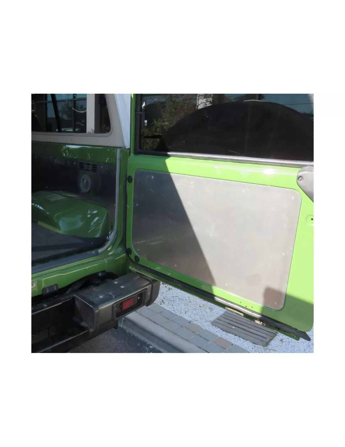 Panneaux de portes arrières en aluminium de 2.5mm pour Toyota Land