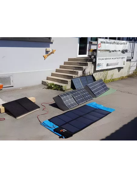 Kit Panneau Solaire Portable 120W avec Régulateur Intégré IBS -