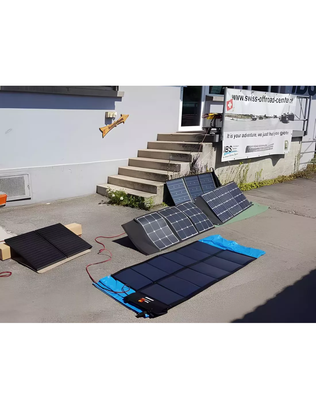 Kit Panneau Solaire Portable 120W avec Régulateur Intégré IBS -