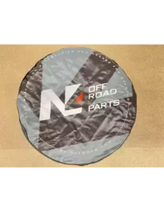 Cache couvre roue noir logo Ø80 cm pour pneu en 265/70x17 2