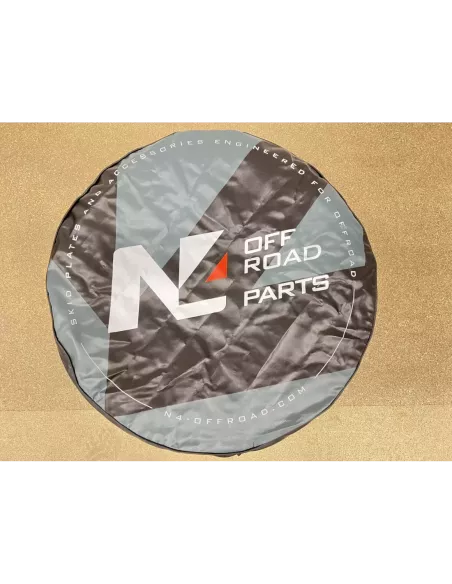 Cache couvre roue noir logo Ø80 cm pour pneu en 265/70x17