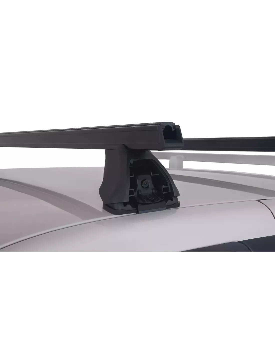 Kit 2 barres de toit Heavy Duty noire 1250mm série 2500 RHINO RACK -