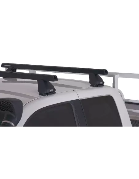 Kit 2 barres de toit Heavy Duty noire 1250mm série 2500 RHINO RACK -