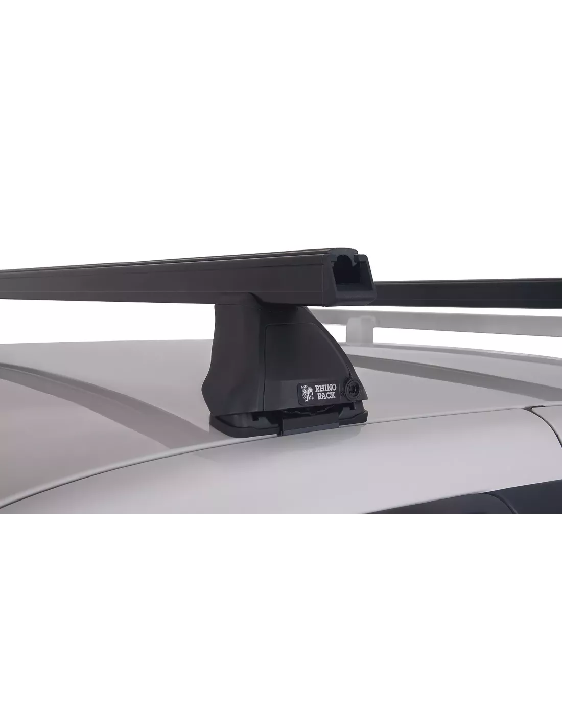 Kit 2 barres de toit Heavy Duty noire 1250mm série 2500 RHINO RACK -