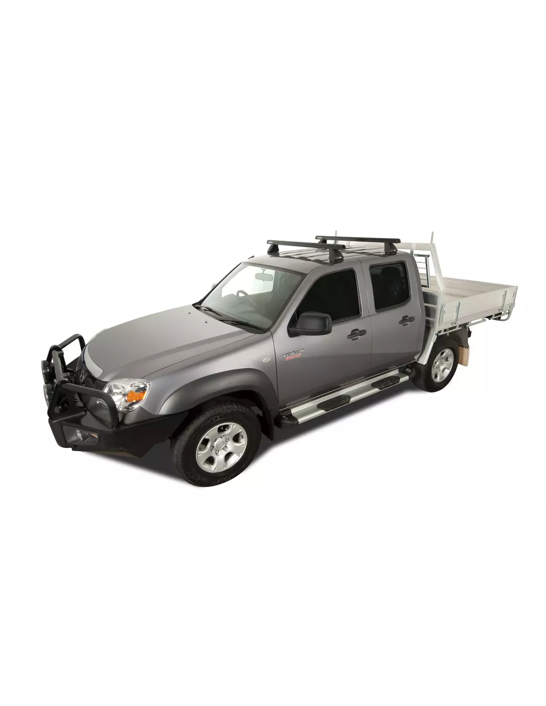 Kit 2 barres de toit Heavy Duty noire 1250mm série 2500 RHINO RACK -