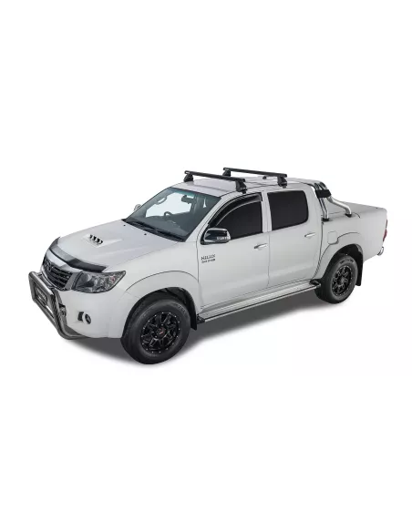 Kit 2 barres de toit Heavy Duty noire 1375mm série 2500 Toyota Hilux