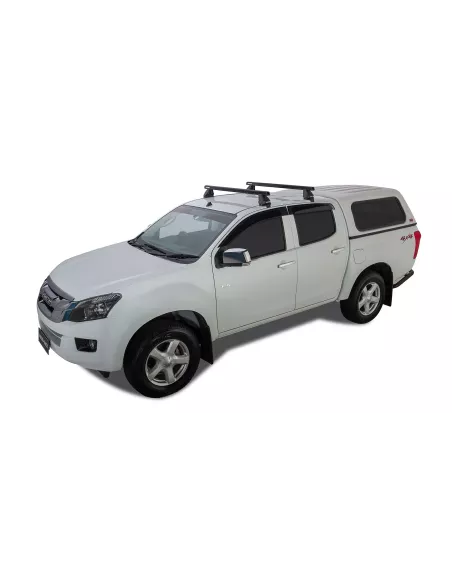 Kit 2 barres de toit Heavy Duty noire 1375mm série 2500 Isuzu D-Max