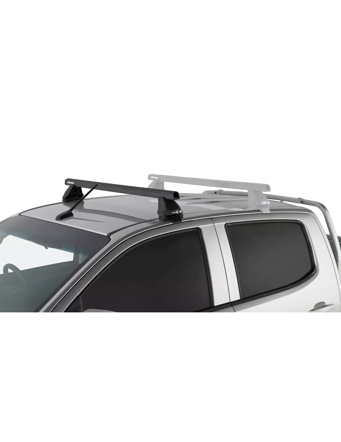 Kit 1 barre de toit avant Heavy Duty noire 1375mm série 2500 Isuzu