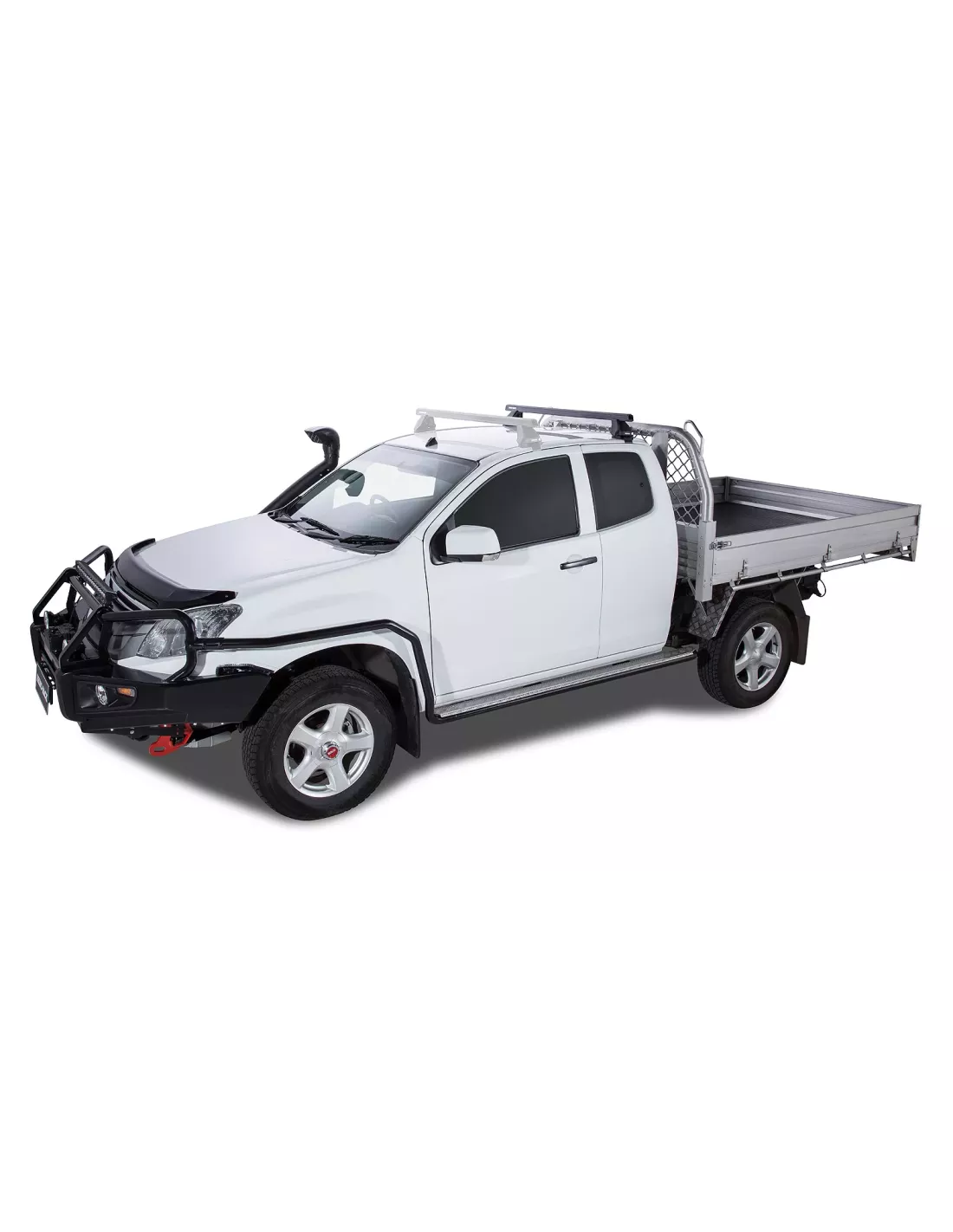 Kit 1 barre de toit arrière Heavy Duty noire 1375mm série 2500 Isuzu