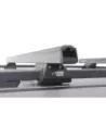 Kit 2 barres de toit noire HD 1250mm pieds CXB Heavy Duty RHINO RACK