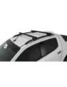 Kit 2 barres de toit noire HD 1250mm pieds CXB Heavy Duty RHINO RACK