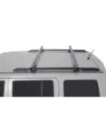 Kit 2 barres de toit noire HD 1250mm pieds CXB Heavy Duty RHINO RACK