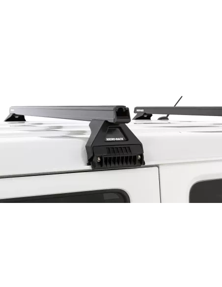 Kit 2 barres de toit noire 1375mm Heavy Duty RL110 RHINO RACK -