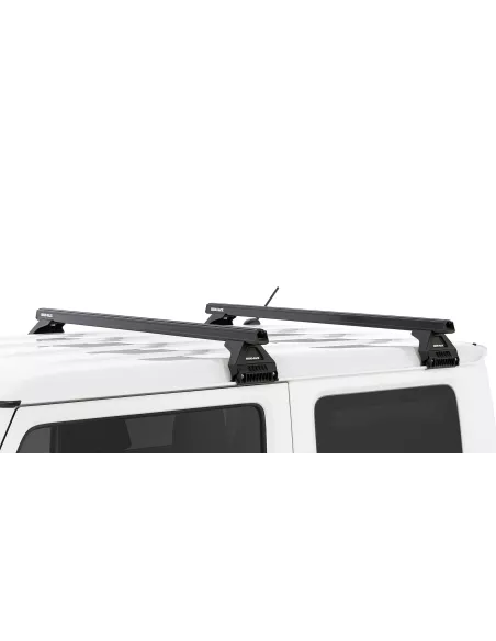 Kit 2 barres de toit noire 1375mm Heavy Duty RL110 RHINO RACK -