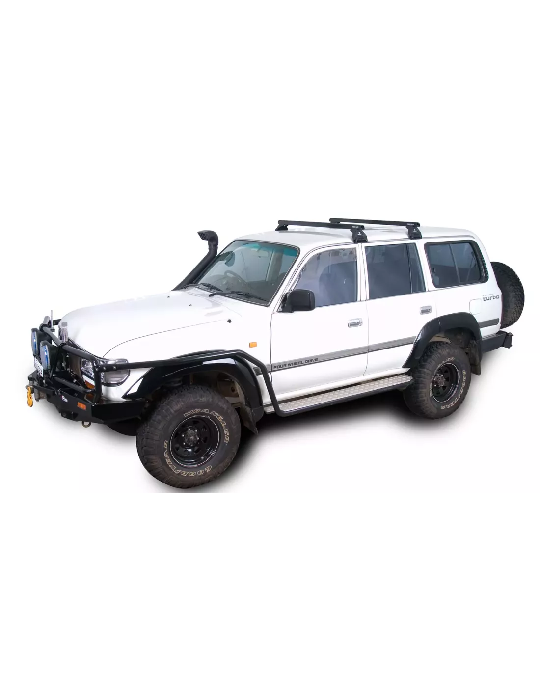 Kit 2 barres de toit noire 1375mm Heavy Duty RL110 RHINO RACK -