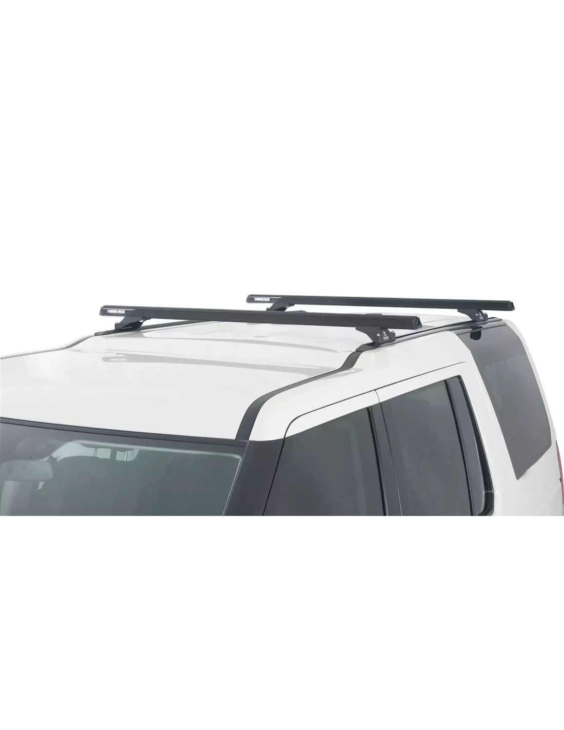 Kit 2 barres de toit noire 1375mm Heavy Duty RLTP Trackmount Land