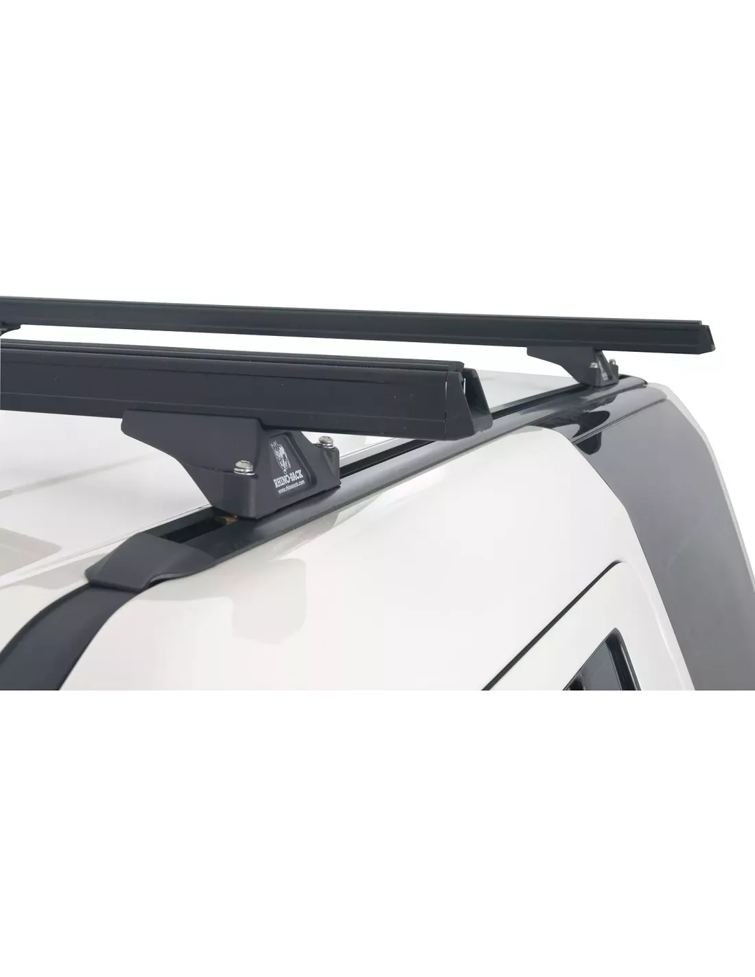 Kit 2 barres de toit noire 1375mm Heavy Duty RLTP Trackmount Land