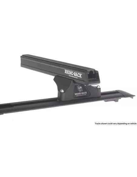 Kit 2 barres de toit noire 1375mm Heavy Duty RLTP Trackmount Nissan