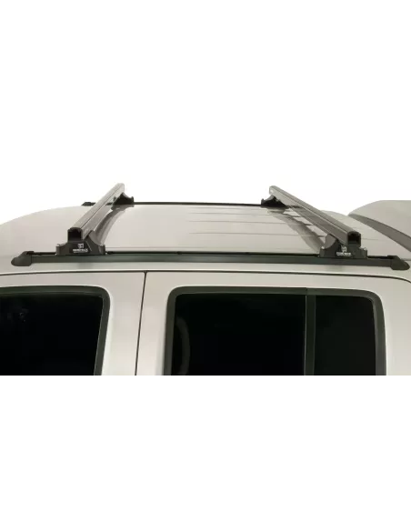 Kit 2 barres de toit noire 1375mm Heavy Duty RLTP Trackmount Nissan