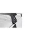 Kit 2 barres de toit noire Heavy Duty 1500mm avec pieds RL150 RHINO